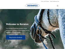Tablet Screenshot of keratex.com